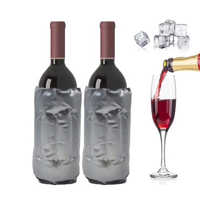 Gel Wine Cooler Sleeve  Freezable  Coolers for Wine Ice Bottle Cooler