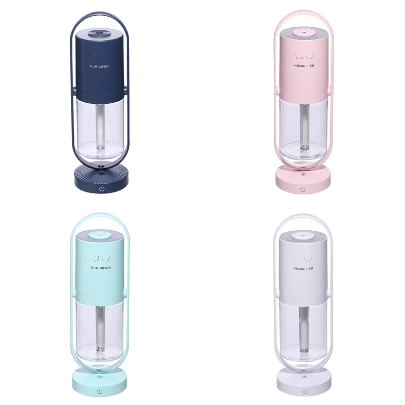 Portable Mini Humidifier-200ml Small Cool Mist Humidifier with Night Light, USB Personal Desktop Humidifier