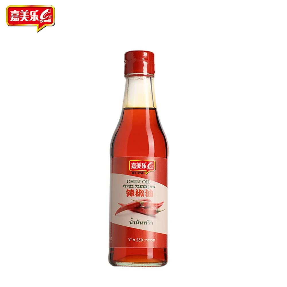 250ml Cheap price hot spicy chili oil pure red hot chilli oil
