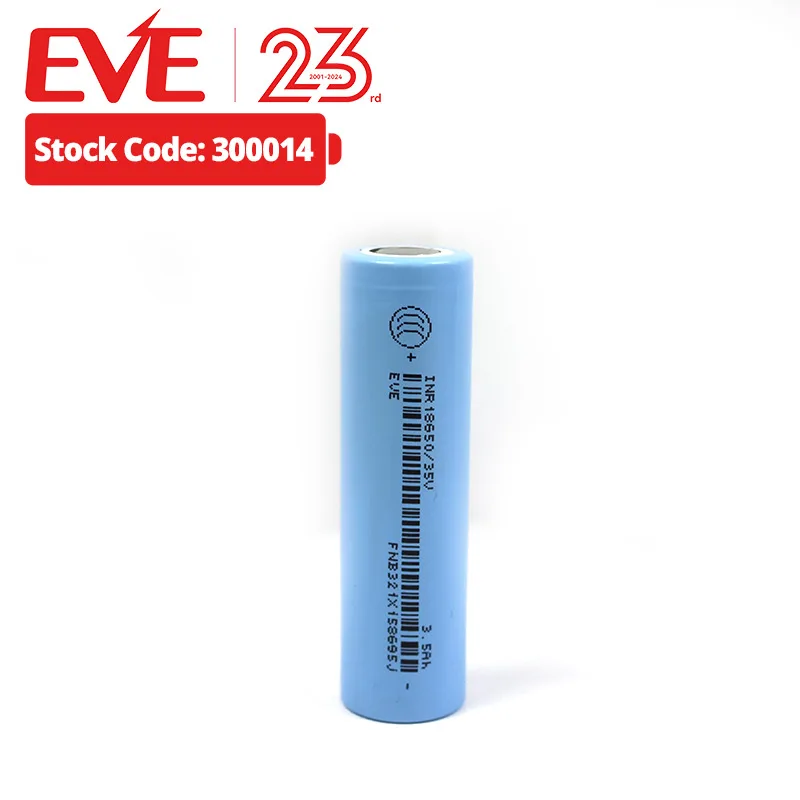 EVE литиевая 18650 35V 3500Mah Батарея NCM 3C 33V держатель 3500mah 3300mah 3 7 V батареи литий-ионная аккумуляторная
