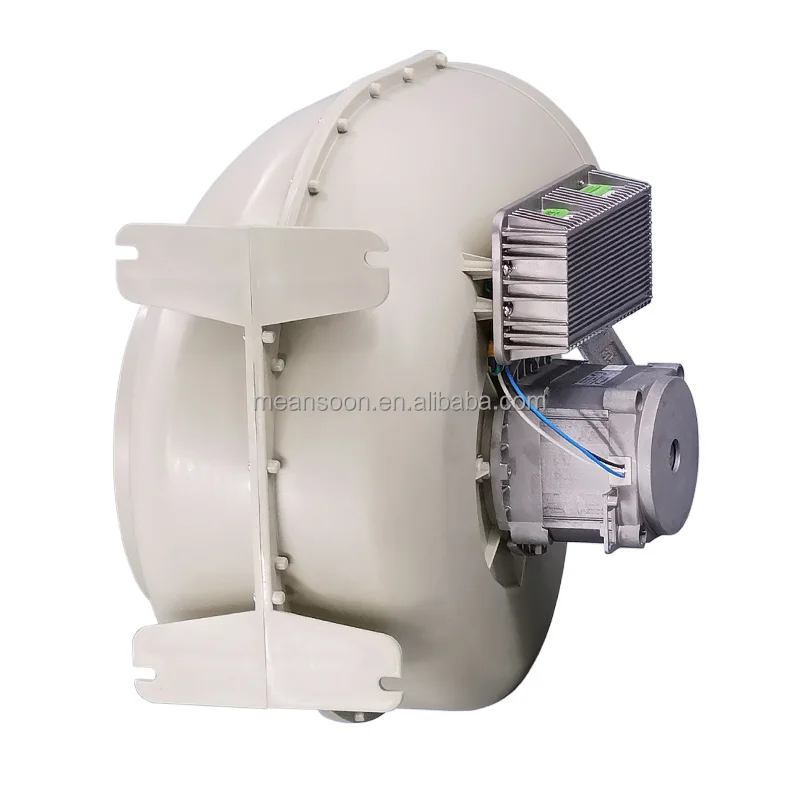 MLAB-250-B Plastic PP lab fume hood anti-corrosive centrifugal fan with stepless speed controller
