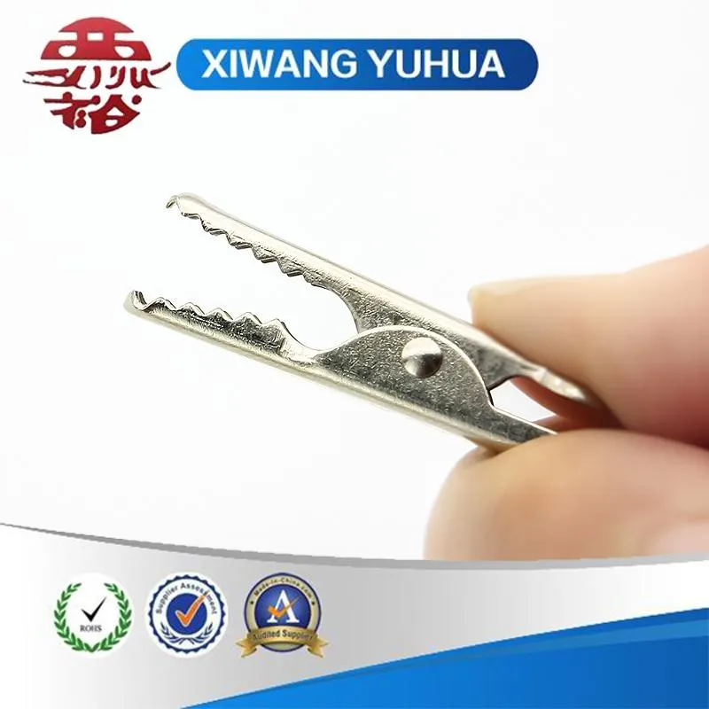 Good Quality Small Mini Metal 5A Spring Alligator Clip