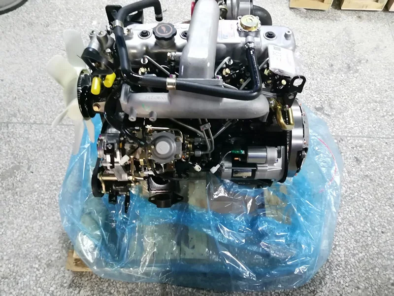 In stock 4 cylinder 4 stroke 68KW 3600RPM Isuzu 4JB1 with turbo diesel engine