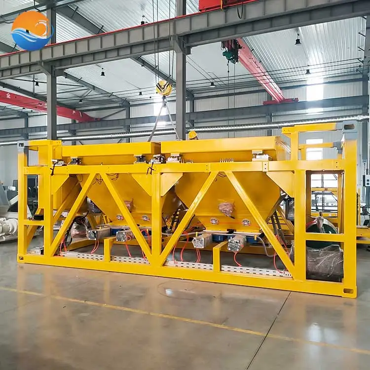 Automatic PLD 1600 accumulation weighing batcher concrete machine bins sand stone aggregate storage hopper