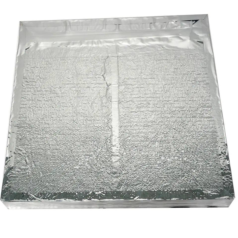 Custom Good Effect Aluminum Roof Rock Wool Insulated Panel Fumed Silica Vacuum Insulated Panel