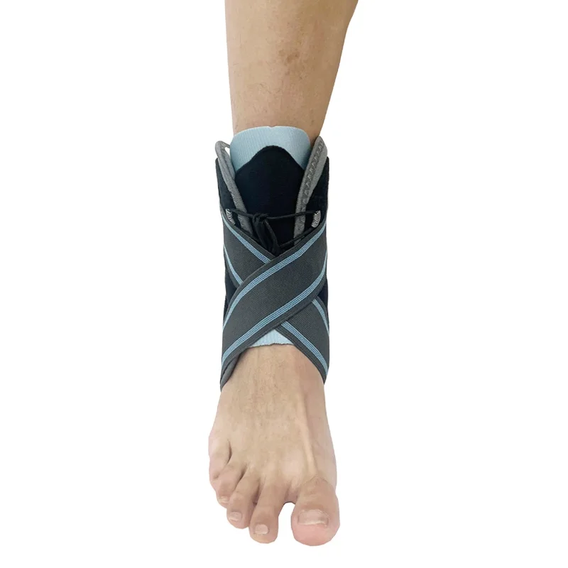Professional Breathable Elastic Ankle Brace Laced Up Ankle Support For Sprain Strain
