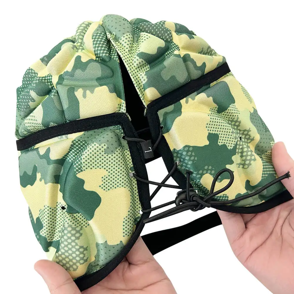 Eva Custom Design Rugby Headgear Sublimated Sport Soccer Goalie 7V7 Soft Shell Helmets Youth Scrum Caps Rugby