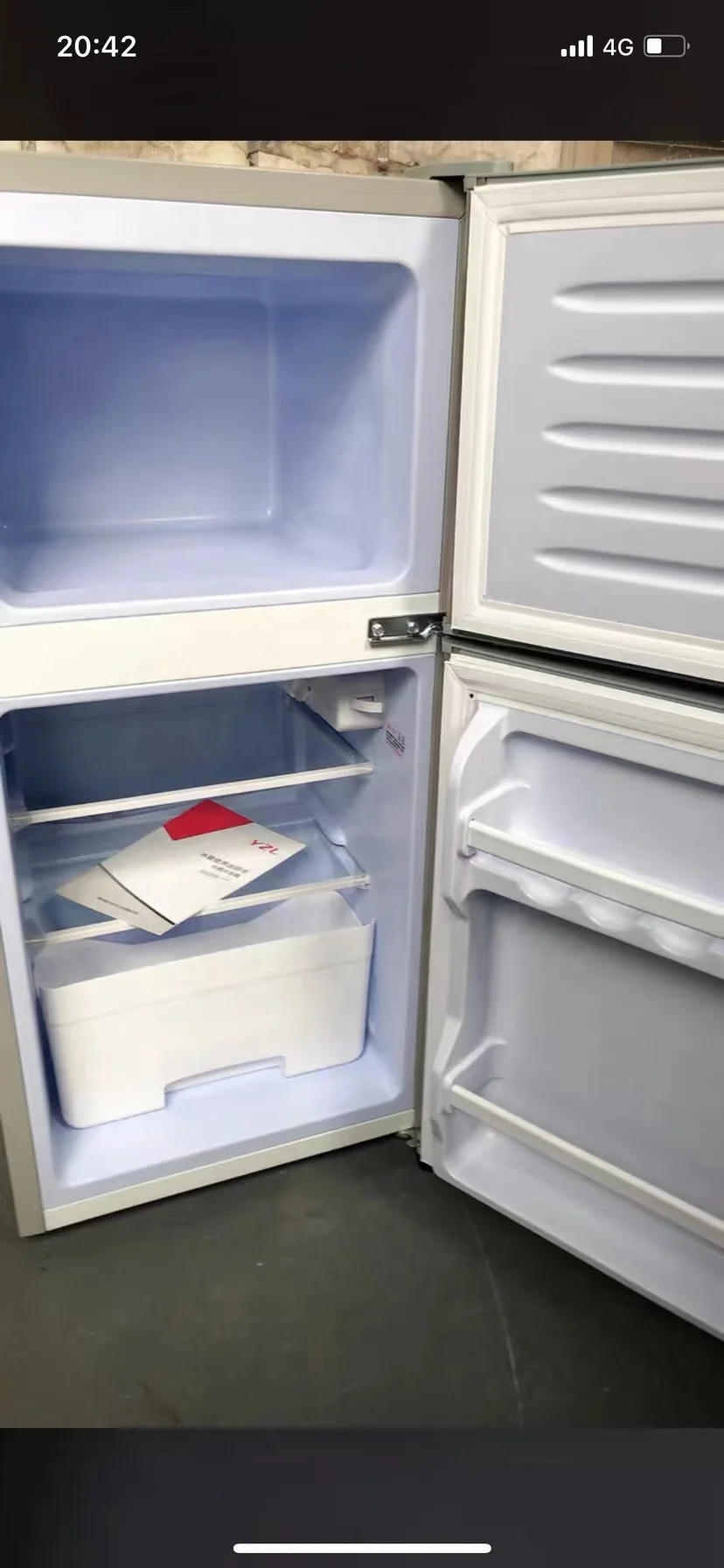 Хит продаж, энергосберегающий бесшумный охлаждаемый холодильник большой вместимости с двойной дверью