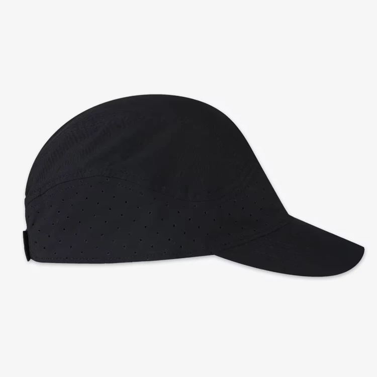 Qianzun Out Door Running Hat Laser Cutting Hole Drilled 5 Panel Dad Cap Waterproof Performance Baseball Hat cap