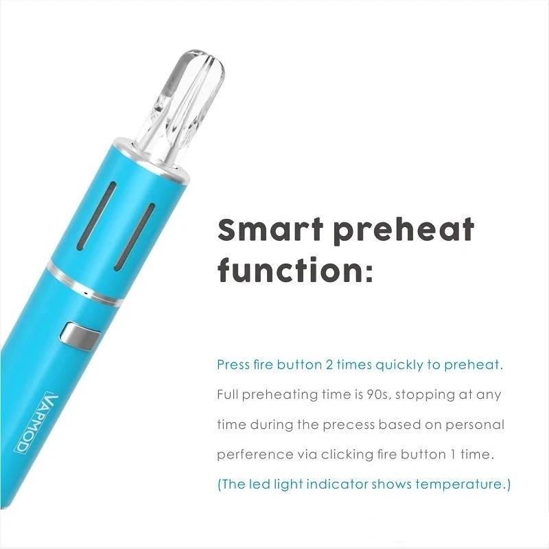 
VapMod Xtube 710 Kit Built-in 900mAh Preheat Battery 0.5ml Xtank Pro Cartridge Variable Voltage Device for Thick Oil Vaporizer 1 