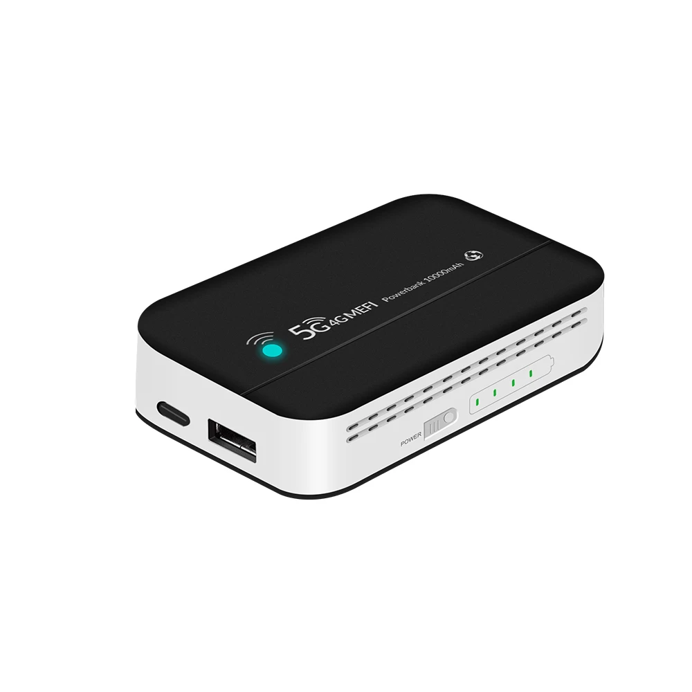 4G LTE Mobile Router Type-C USB Hotspot Portable Power Bank WIFI with 10000mAh PW100
