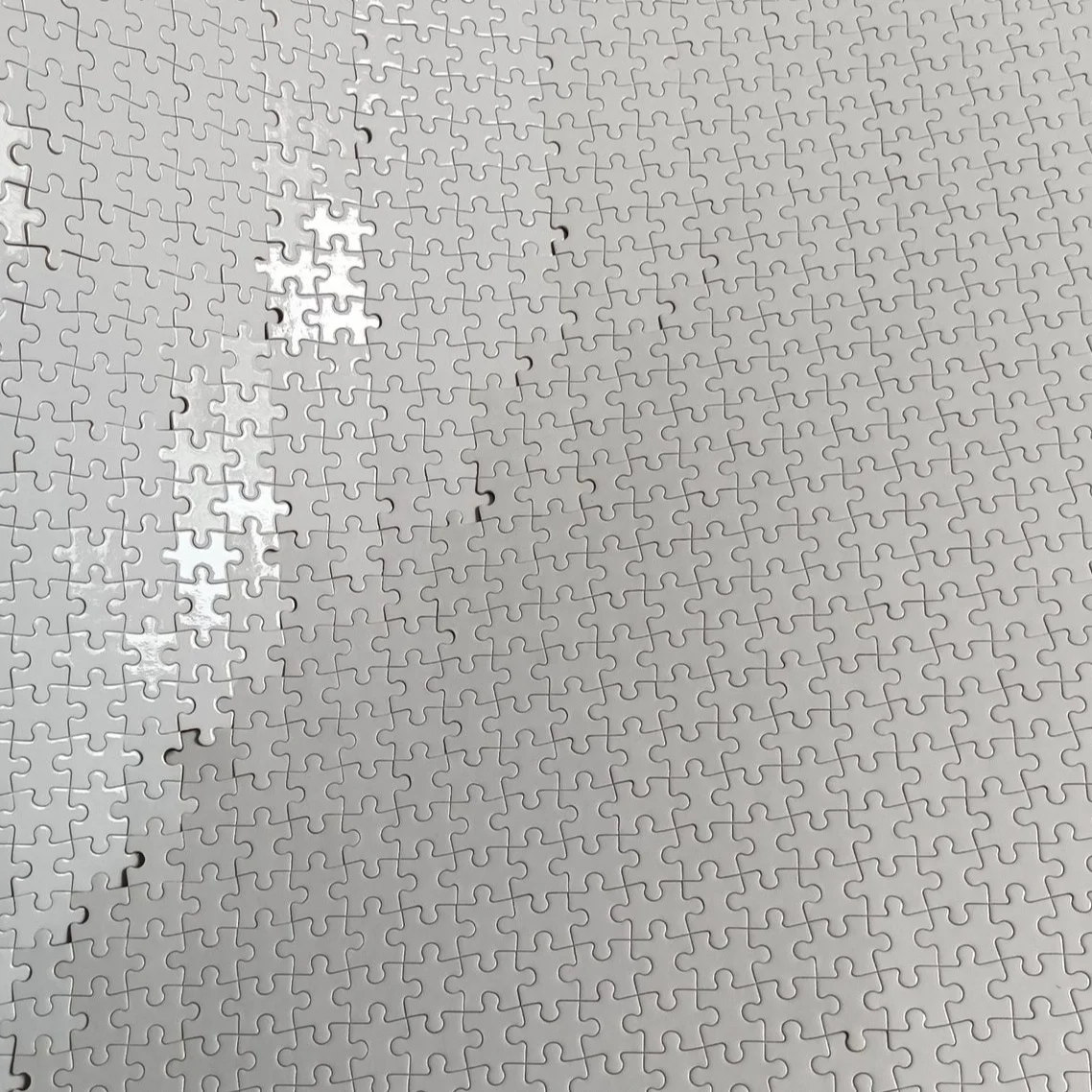 Custom printed design rectangle 1000 piece rompecabezas sublimation puzzles blank printable jigsaw paper cardboard puzzles