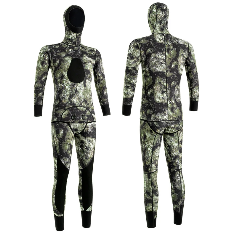 Wholesale Spearfishing Wetsuit Wholesale Customized Camo Diving Neoprene Wet Suit Camouflage Spearfishing Wetsuit For Men