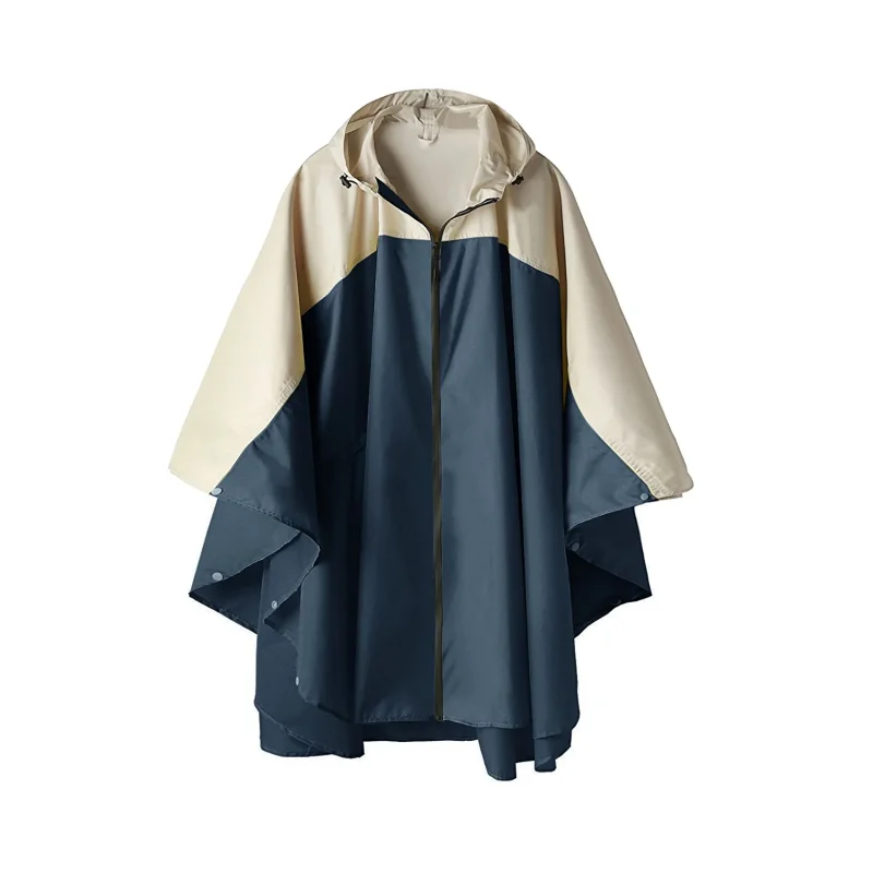 Поставка с завода WOQI плащ из дышащего полиэстера ПВХ ПУ для езды в стиле