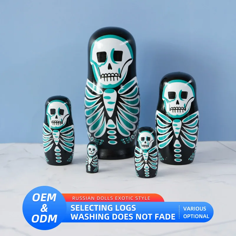 High Quality Wholesale Gift Crafts Russian Doll Home Decoration Wooden Russian Doll