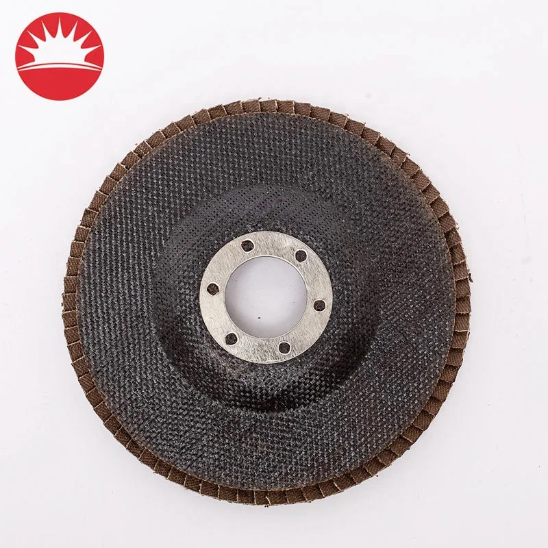 4.5inch of 115mm curved edge flap discs with metal backing flap disc high quality