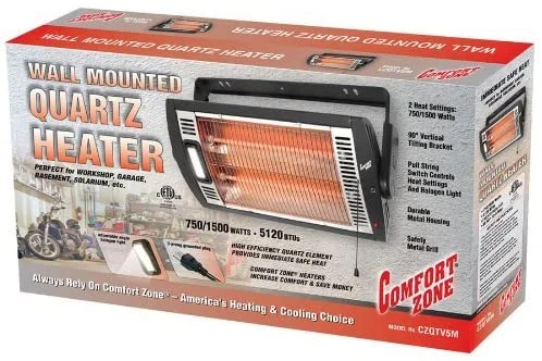 Outdoor Wall-Mounted Patio Heater, Quartz Ceiling Mount Infrared Heater, ETL for USA 1500w patio heater