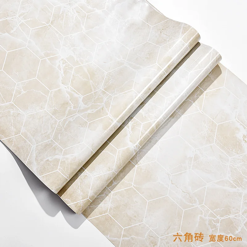 Wholesale OEM Furniture Self Adhesive Removable Cover Surfaces Marble Granite Paper Peel Wallpaper