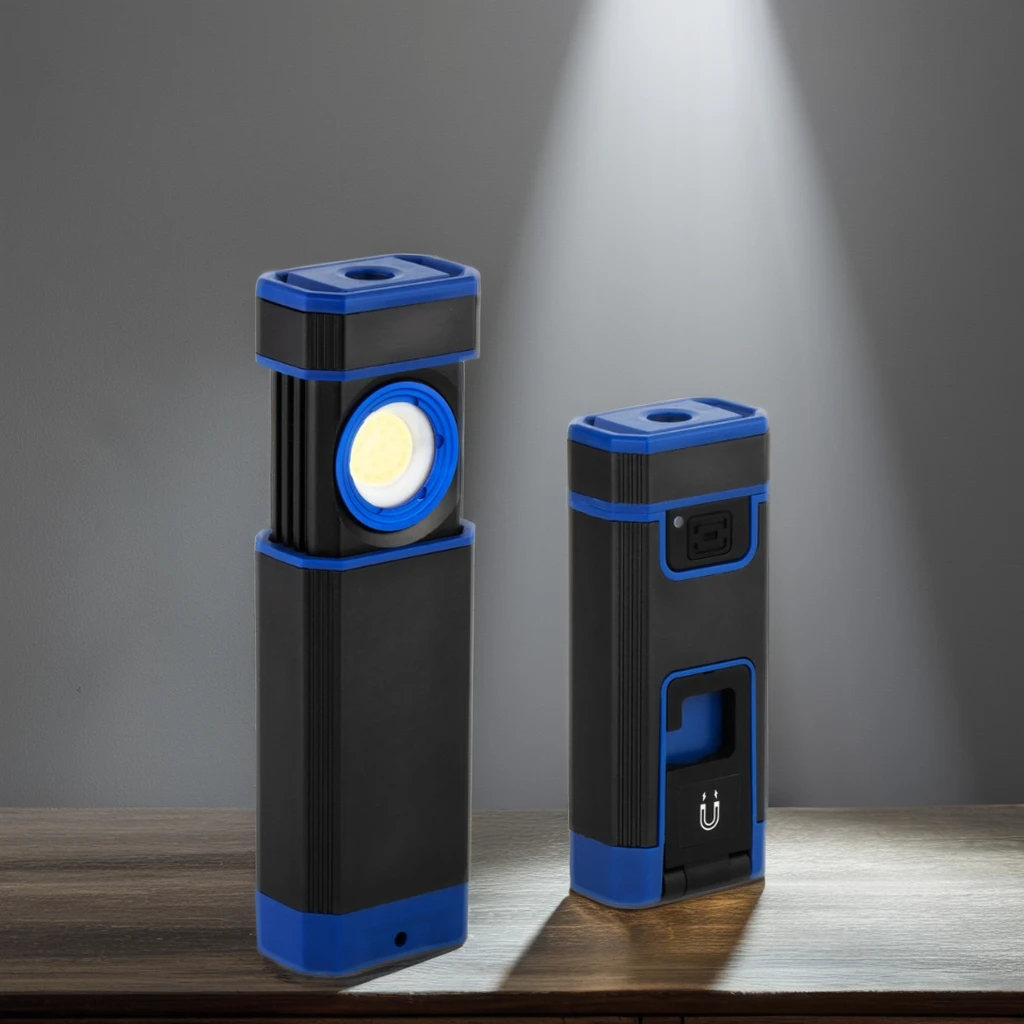 2024 Wholesale High Quality 500Lumen COB Work Light Retractable Aluminum LED for Garden Work Magnetic Retractable Work Lights