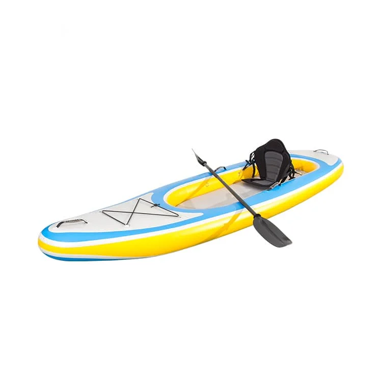 2021 professional seat kayak inflatable kayak set inflatable fishing kayak
