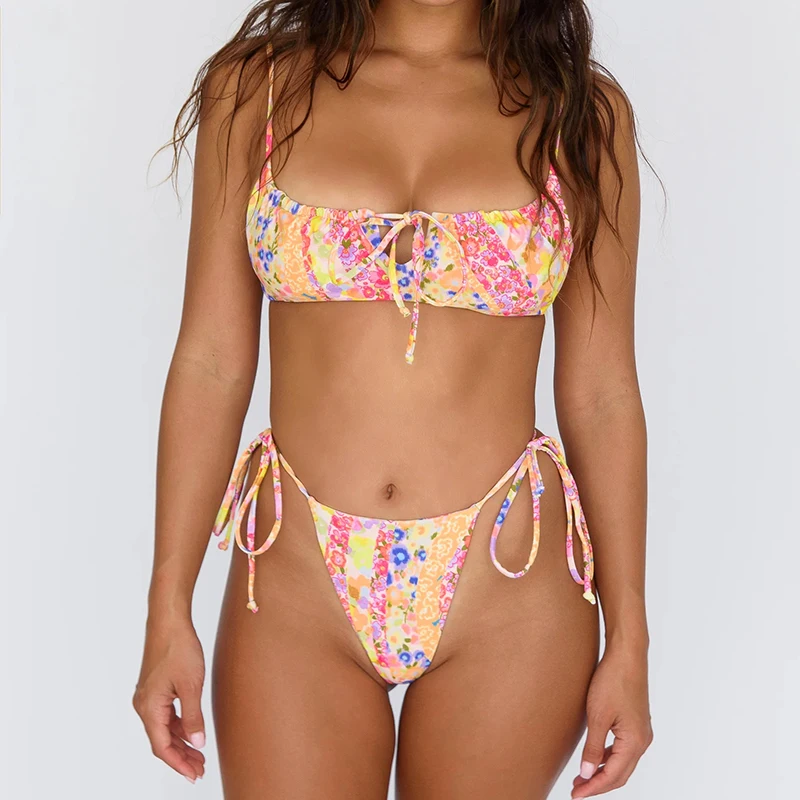 Custom made women bathing suits Brazilian Reversible Bikini, Seamless Bikini Manufacturer