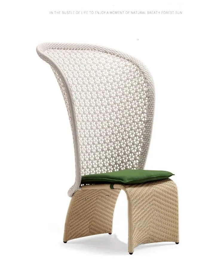 Dreamhause Outdoor Courtyard Villa Hotel Rattan Sofa Chair Swimming Pool Garden Rattan Sofa Set Furniture With Aluminum Frame