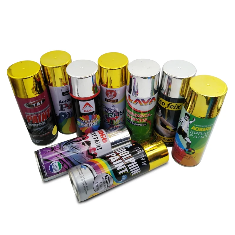 Factory Graffiti Spray Paint Aerosol Coating Metallic Gold Mirror Effect Silver Spray Chrome Paint Spray Paint