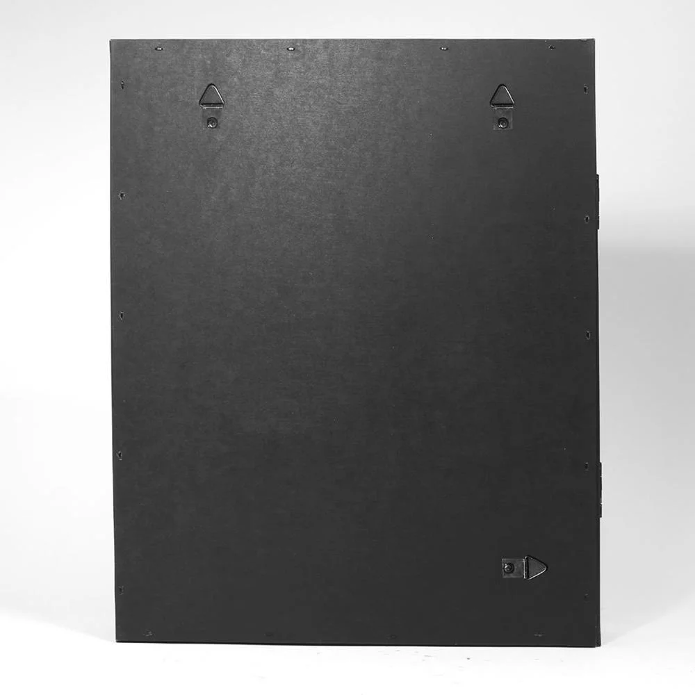 
Weathered Front Hinged Shadow Box Frame with Burlap Display Board 11 by 14-Inch Natural saving box 