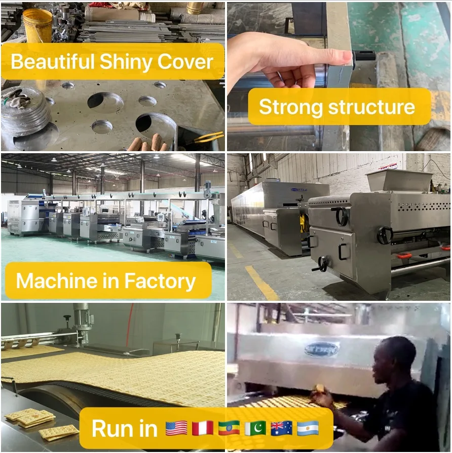 Full Automatic Chocolate Wafer Biscuit Machine Production Line