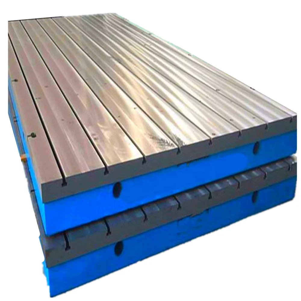 Quality gray Cast iron T slot measuring base table from 65years foundry