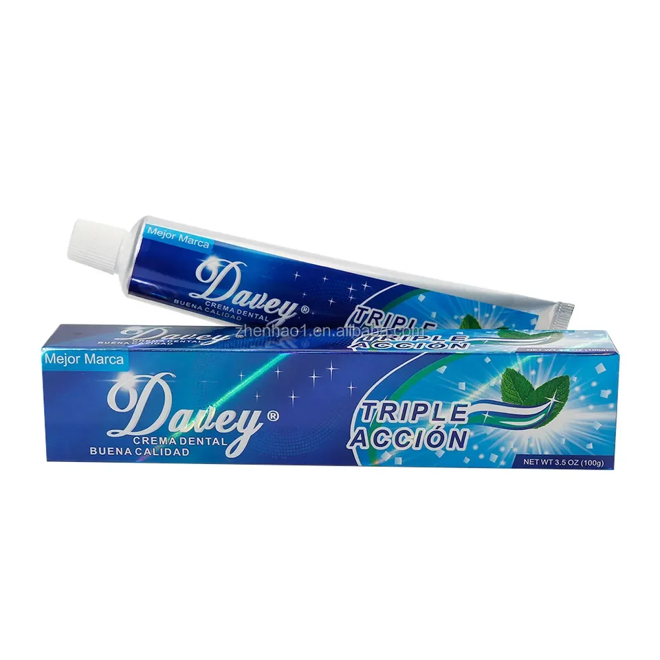 Blue gel toothpaste pasta de dientes protectora crema dental pasta dental blanqueadora sin fluor