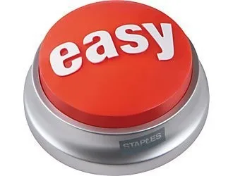 Talking Button, Button-Complete Red/Black (Easy)