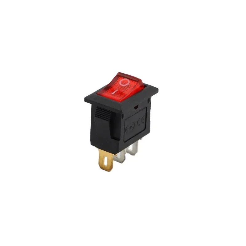 KCD11 illuminated rocker switch on off 3-pin 2 position mini Rocker Switch 10*15mm 3A 250VAC