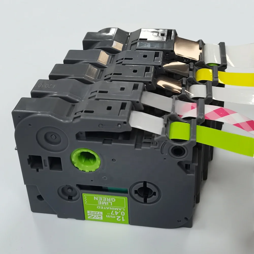 Wholesale Price 9mm TZc-FX221 Black on White Flexible Label Tape Cartridge TZe-FX221 for Brother P Touch