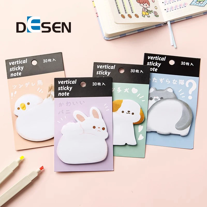 DESEN customized shape Sticky Note memo note pad for office and school supply