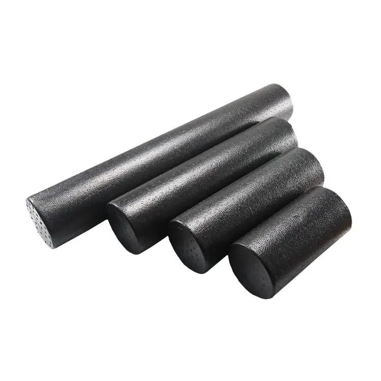 High Density EPP Body Muscle Massage Black and Speckled Colors Round Muscle Solid Extra Firm EPP Foam Roller for Gymnastic Yoga