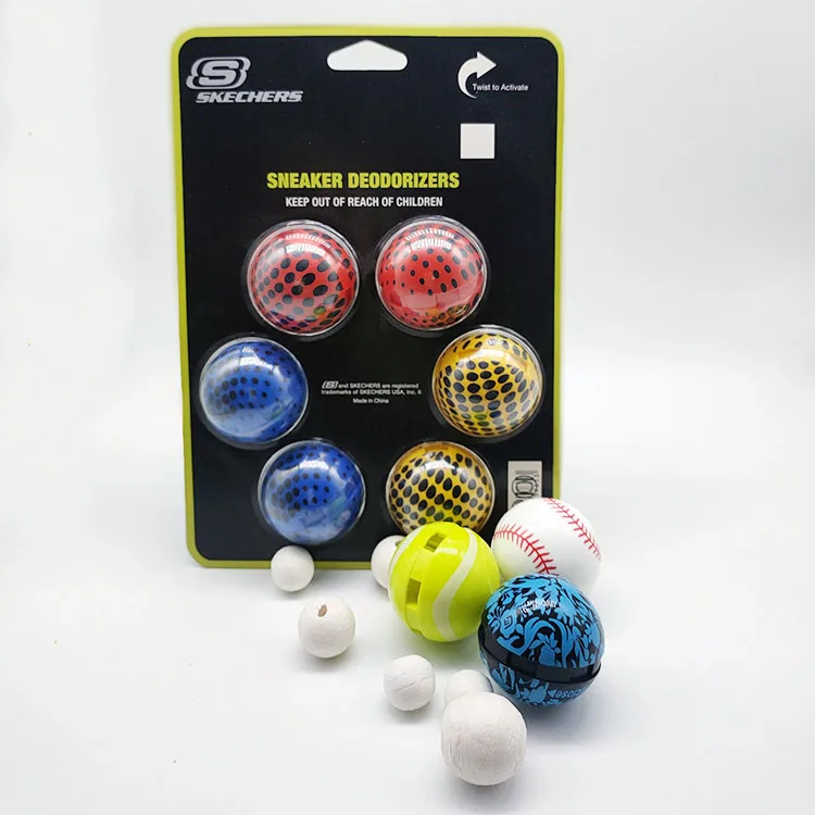 Quality Customize Shoe Deodorizing Sneaker Balls/Shoes Air Freshener Balls for GYM Bags/Shoes/Lockers