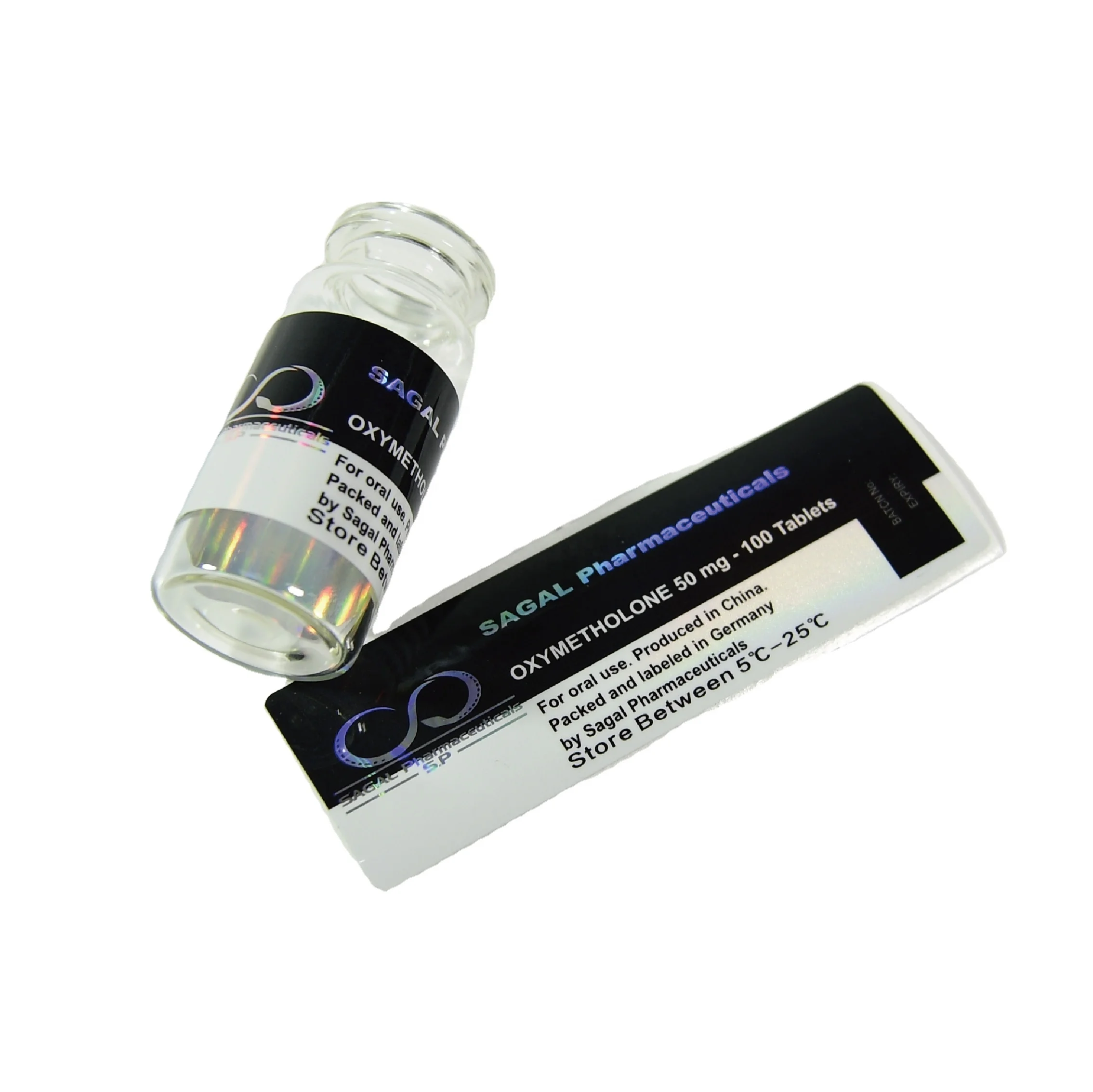 Various GEN PHARMA 10ml vial labels DECA/ TEST E 300 sticker