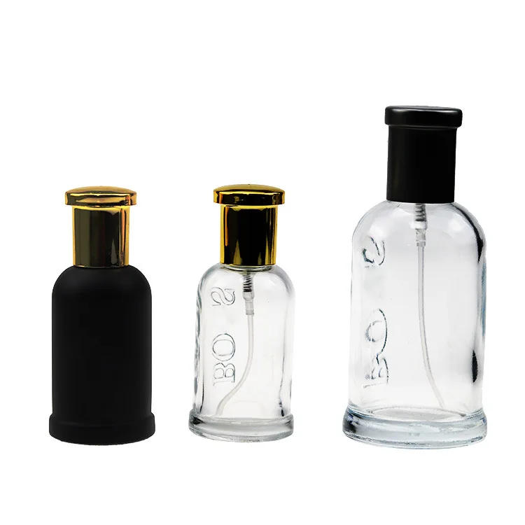 
UV Spray Paint Of High-end Black Gold Boss Perfume Bottle Gemstone For Men 