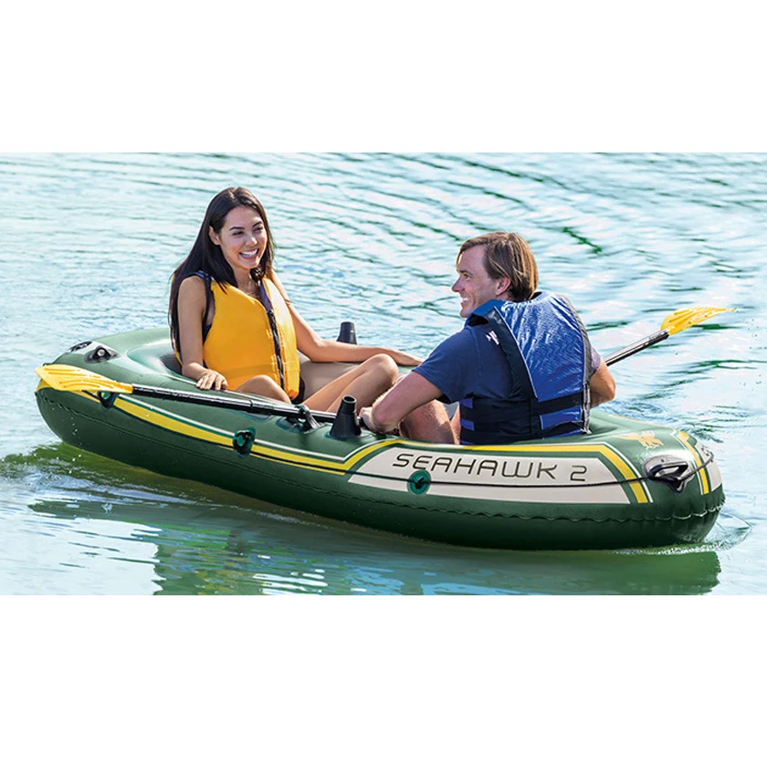 Outdoor water sport recreational rowing boat inflatable kayak for 2 person fishing boat