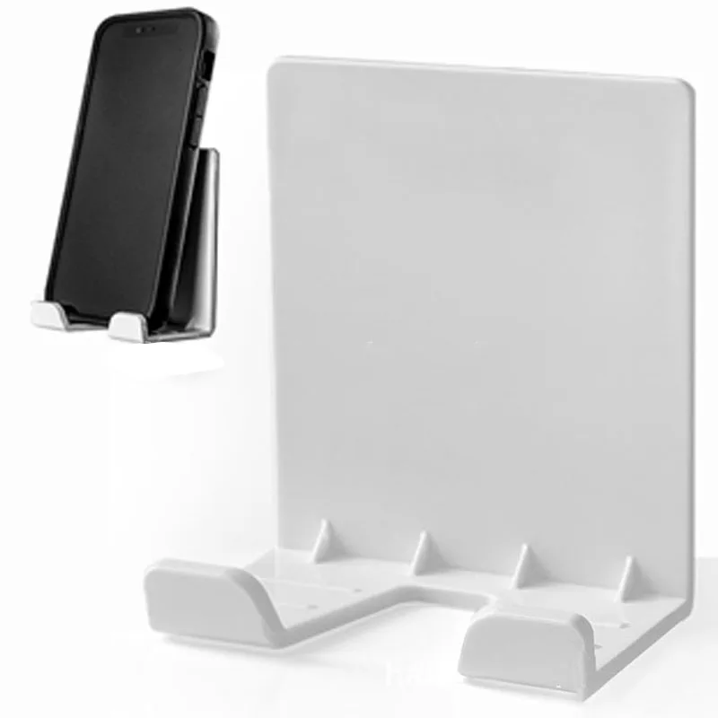 New high quality portable compact self-adhesive wall plastic lazy mobile phone holder
