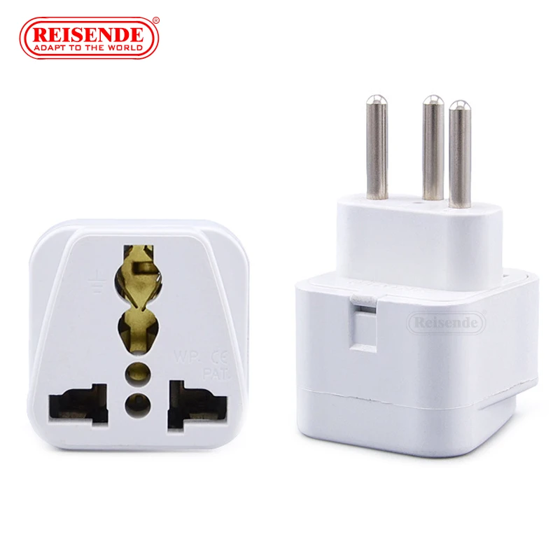 3pin Swiss AC Power Plug UK/US/EU To Brazil Swiss Socket Travel Power Adapter Plug 3 Pin Converter