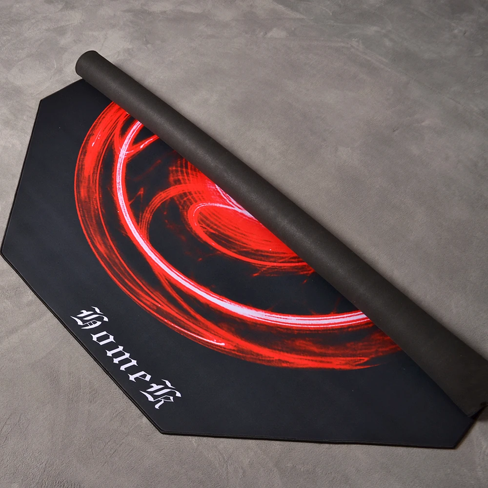 Wholesale chair mat floor pads natural rubber mouse pads full printing anti slip gaming chair pads