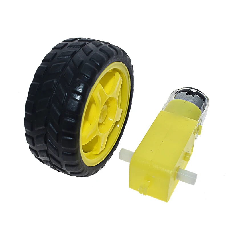 1:48 Double Shaft DC 3V-6V TT Plastic Gear Motor For Intelligent Car TT Robot