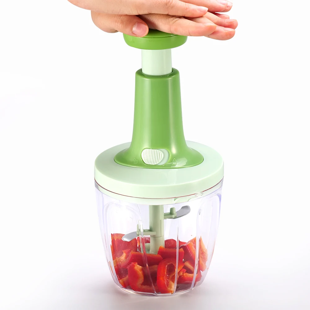 Hot Sale Multi-Function Hand Press Kitchen Tools Manual Vegetable Cutter Garlic Onion Chopper
