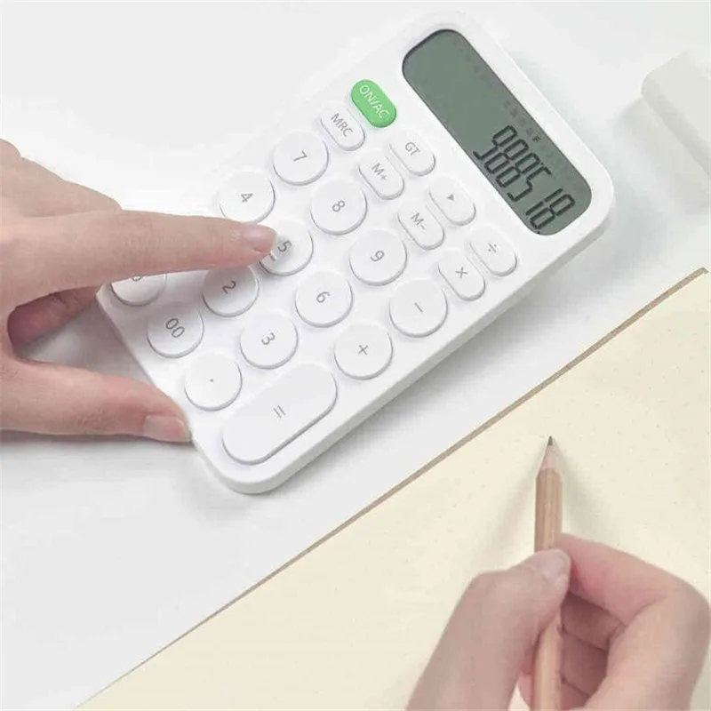 Xiaomi MIIIW 12 Digit Electronic Calculator Simple Design LED Display Calculation Tool for Office Working Student
