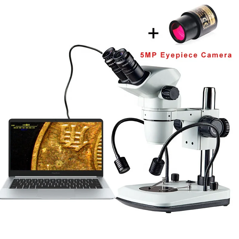 BZ6745 Series 3.4X-270X Binocular Stereo Zoom Microscope Trinocular Microscope for Phone Repair