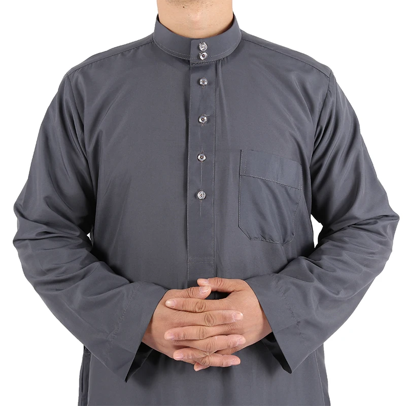Wholesale jubbah new style islamic clothing saudi arabic alaseel thobe for muslim men