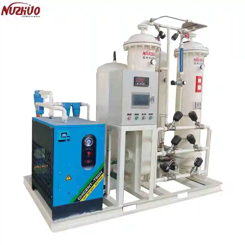 NUZHUO Container Oxygen Generator With Oxygen Making Equipment For Medical And Home Care