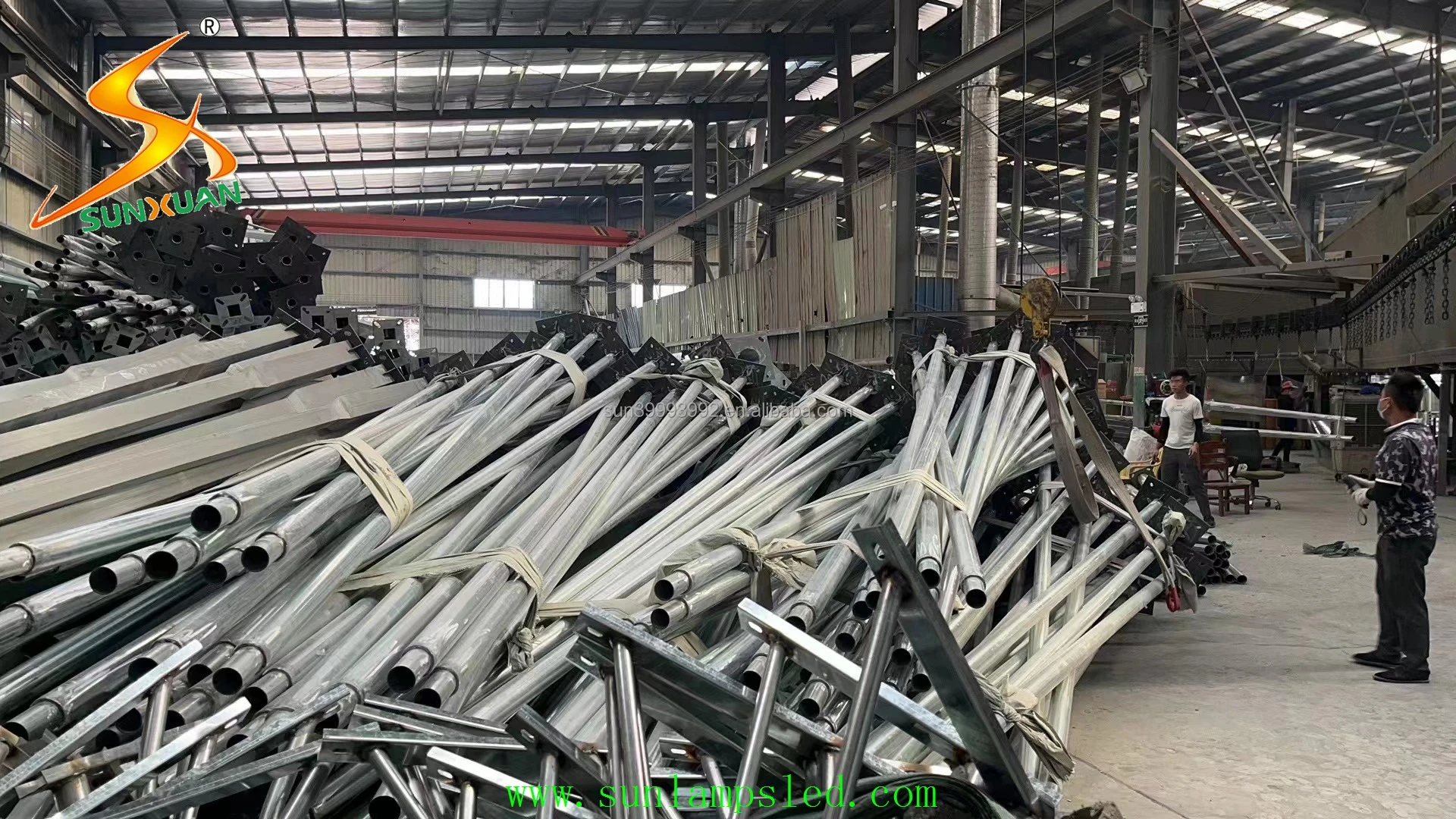 Customized hot dipped outdoor 4m 5m 6m 7m 8m 9m 10m 12m double single arm galvanized steel solar street light post lamp pole